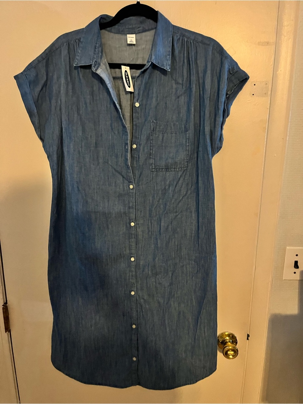Old Navy Denim Blue Shirt Dress